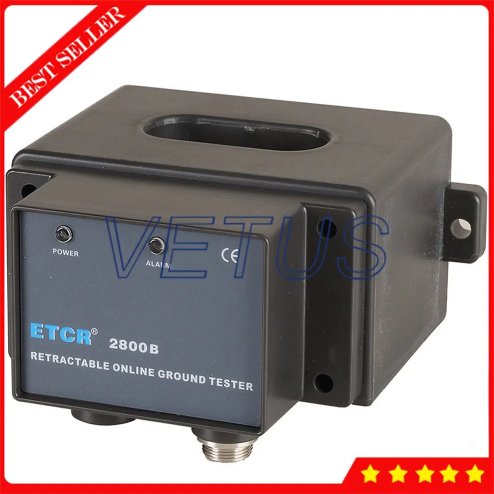 ETCR2800B Non Contact Grounding Resistance Online Detector With 0.010 ohm to 200ohm Range