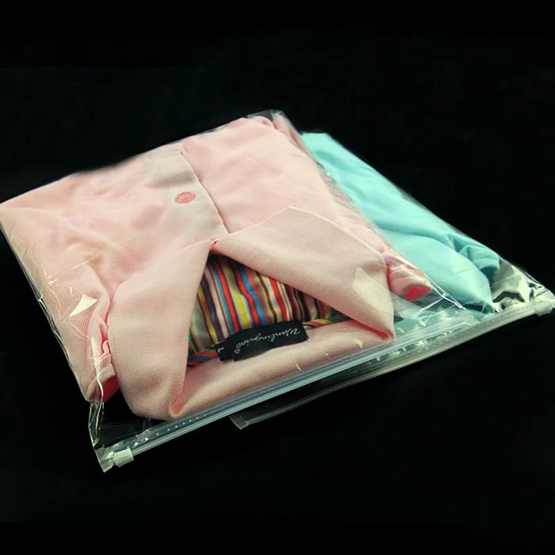 

30cm*40cm*120mic Clothes Zipper ZipLock Plastic Bag Clear Resealable Bag Self Sealing Bag 100pcs/lot Free shipping
