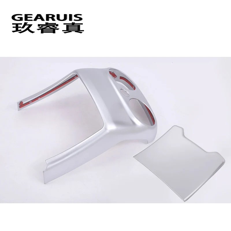 Car Styling For Mercedes Benz C Class W205 C180 C200 Center Armrest Rear Storage Panel Air Outlet Decorative Frame Cover    Trim