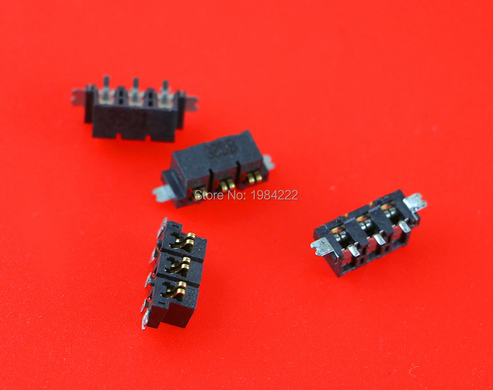 50pcs/lot Original replacement battery Socket connector DC Jack Slot for 2DS