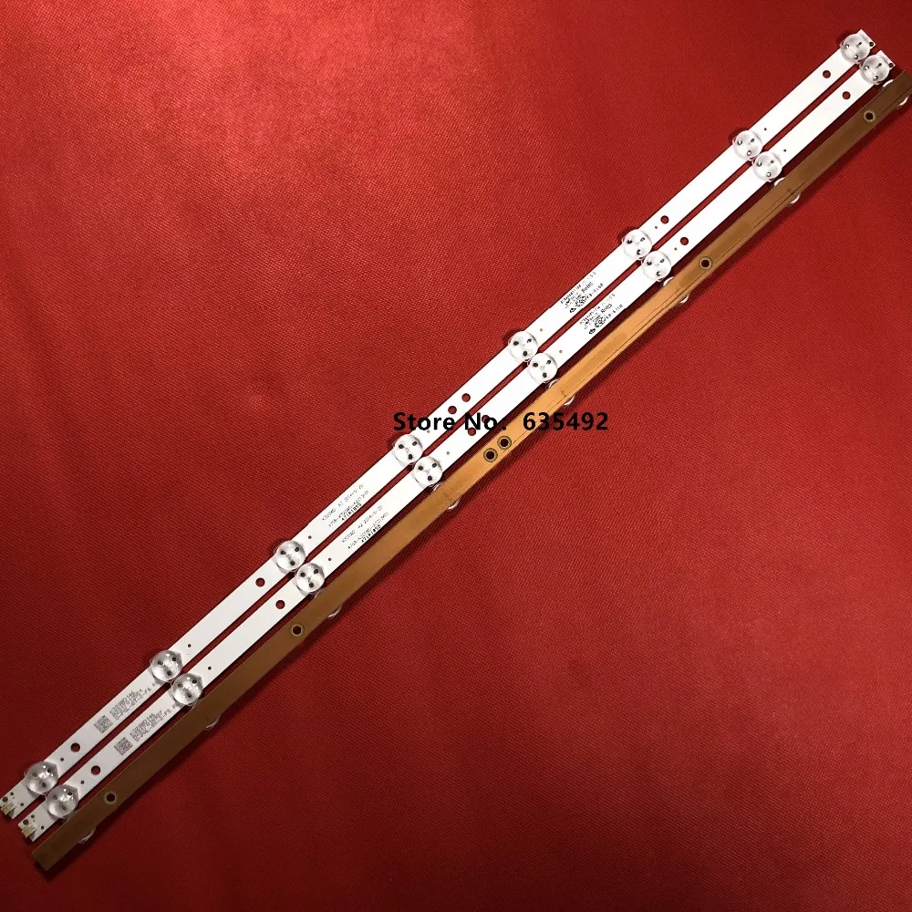 شريط الإضاءة الخلفية LED ل 4708-K320WD-A2213K01 A4213K01 AOC LE32M3570 32LE3181 32LE5161D 32LE5181D 32LE7181D DEXP H32B7200T ، جديد