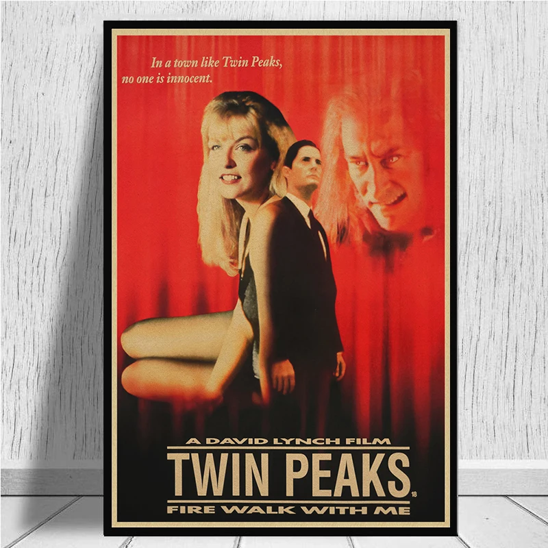 TWIN PEAKS kraft Paper Posters Clear Image Wall Stickers Decoration Good Quality Prints Retro Vintage Poster  Home Decor
