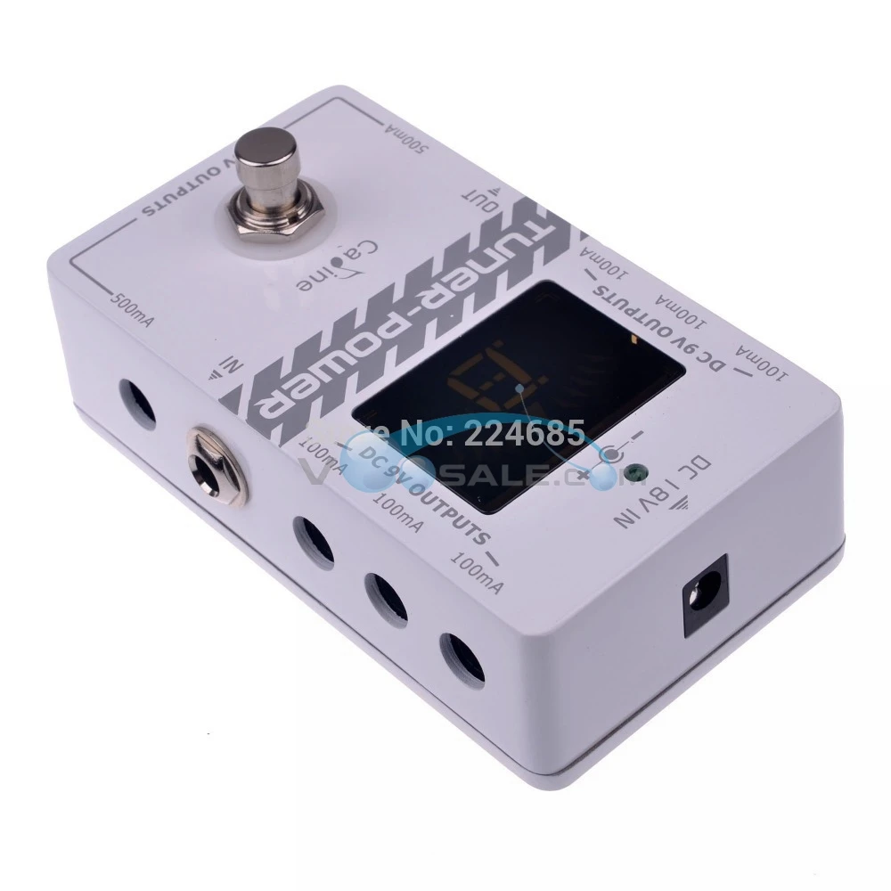 Caline CP-09 Tuner-Power 2 in 1 For DC 9V Guitar Effect Pedal Eight Isolated Outputs Guitar Pedal Power Supply With Ture Bypass