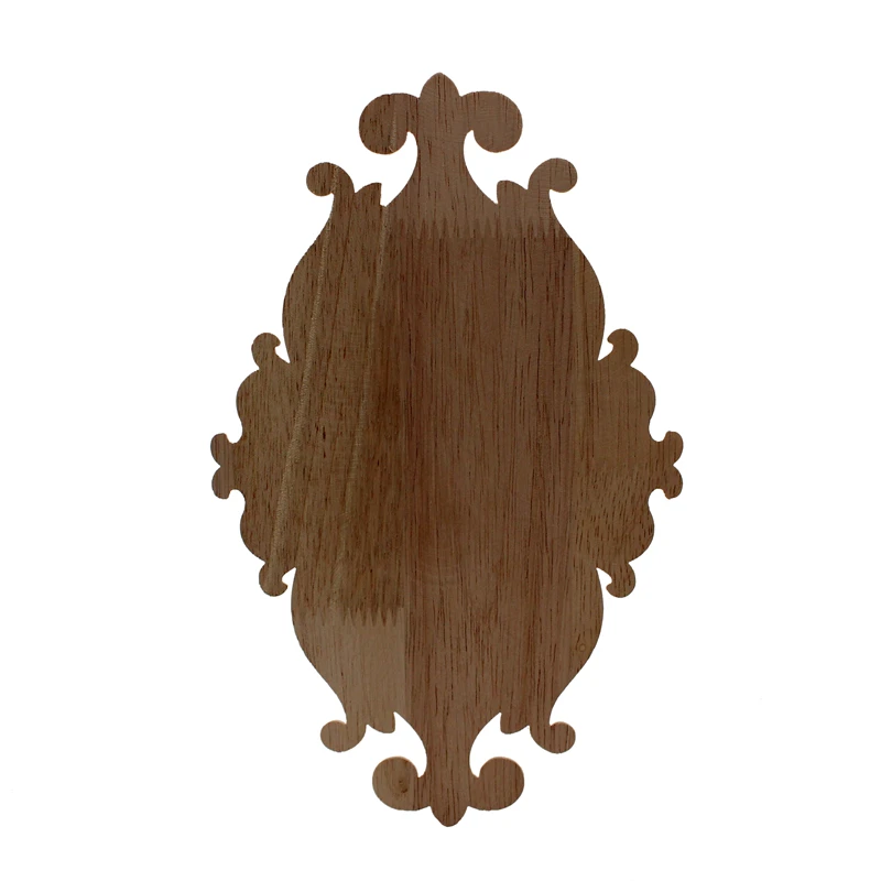 VZLX Home Wedding Decoration Accessories Furniture Appliques Wood Carving Corner Wooden Decor Frame Wall Door Woodcarving Decal