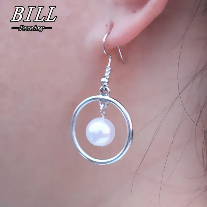 New Simulated Pearls Dangle Earrings For Women Ball Drop Brincos Bijoux boucle d\'oreille Fashion Jewelry Unusual Earring