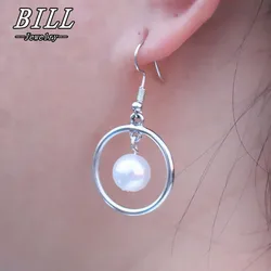 New Simulated Pearls Dangle Earrings For Women Ball Drop Brincos Bijoux boucle d'oreille Fashion Jewelry Unusual Earring