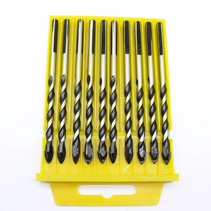 Carburo di tungsteno Bit Twist Drill 6mm 8mm 10mm 12mm Piastrelle Massoneria Foratura Punte per Piastrelle ceramica ement da parete