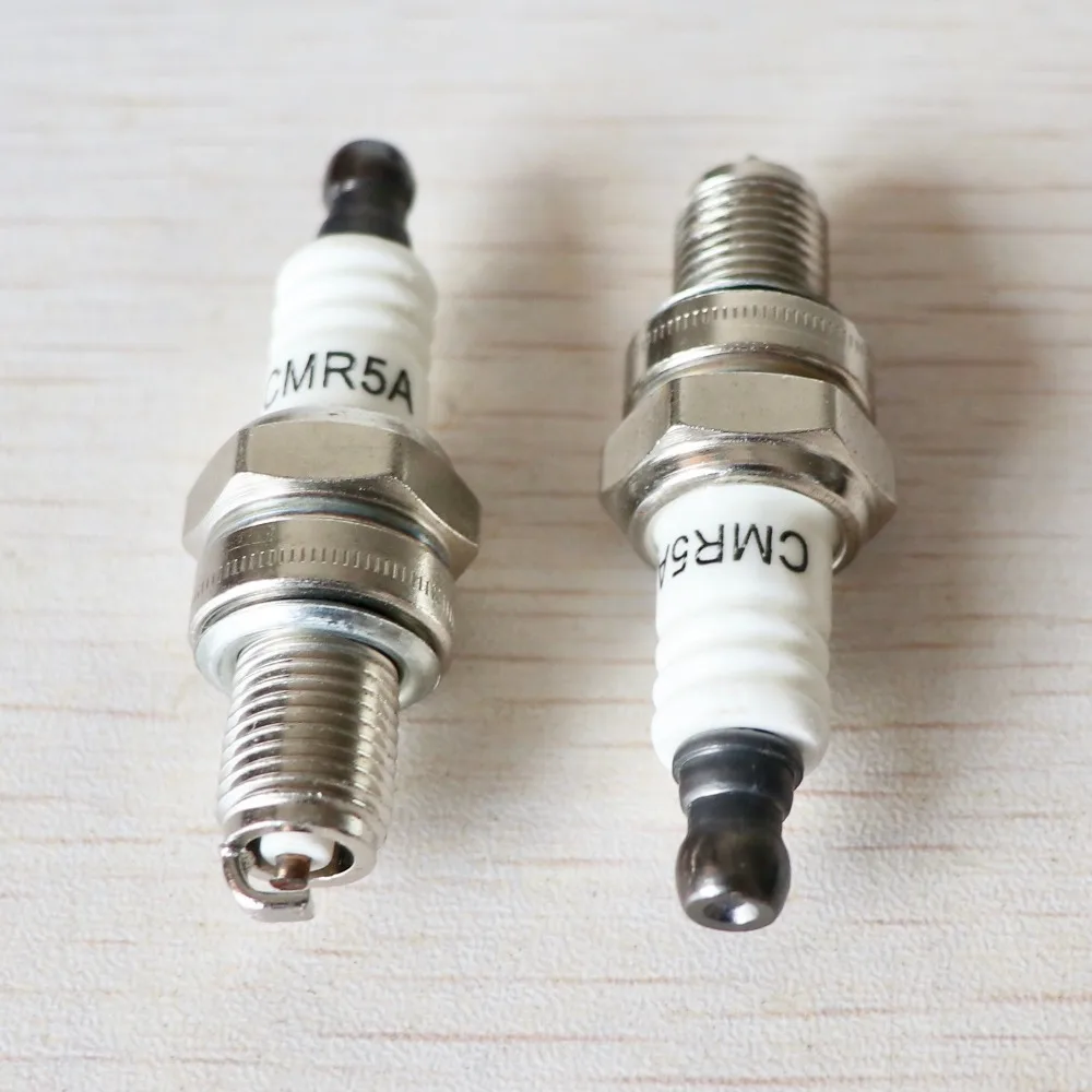 2Pcs Spark Plug for 4 Stroke brush cutter grass trimmer lawn mower