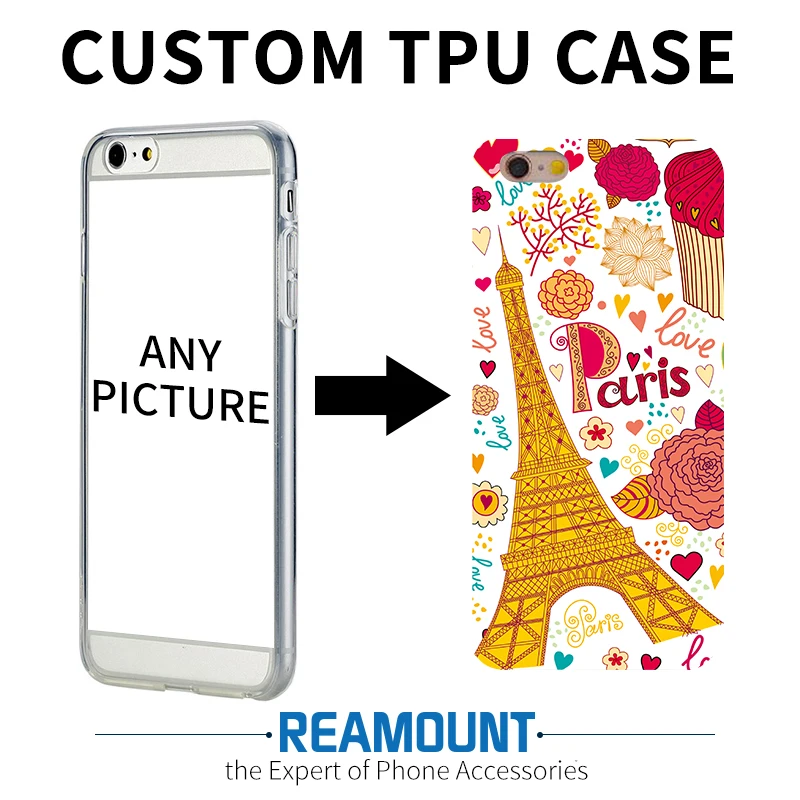 

50 pcs Custom DIY Print Phone Cases For Samsung A3 2017 A5 2017 S6 S7 S6 edge Cover Case Personalized TPU Soft Back Shell Bags