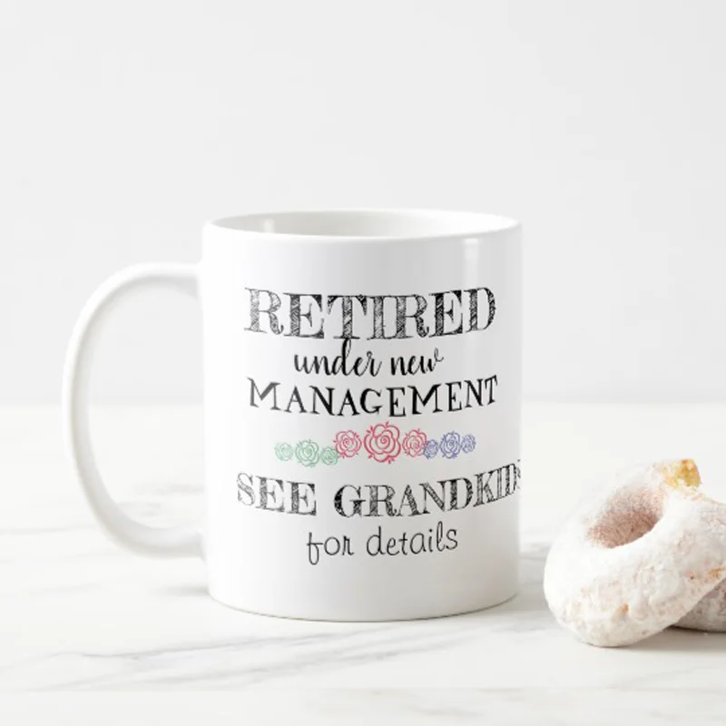 

Retired Coffee Mug 11oz By , Mothers Day Gifts, Fathers Day Gifts, Christmas Gifts Friends and colleagues Birthday Tea Cup Gif