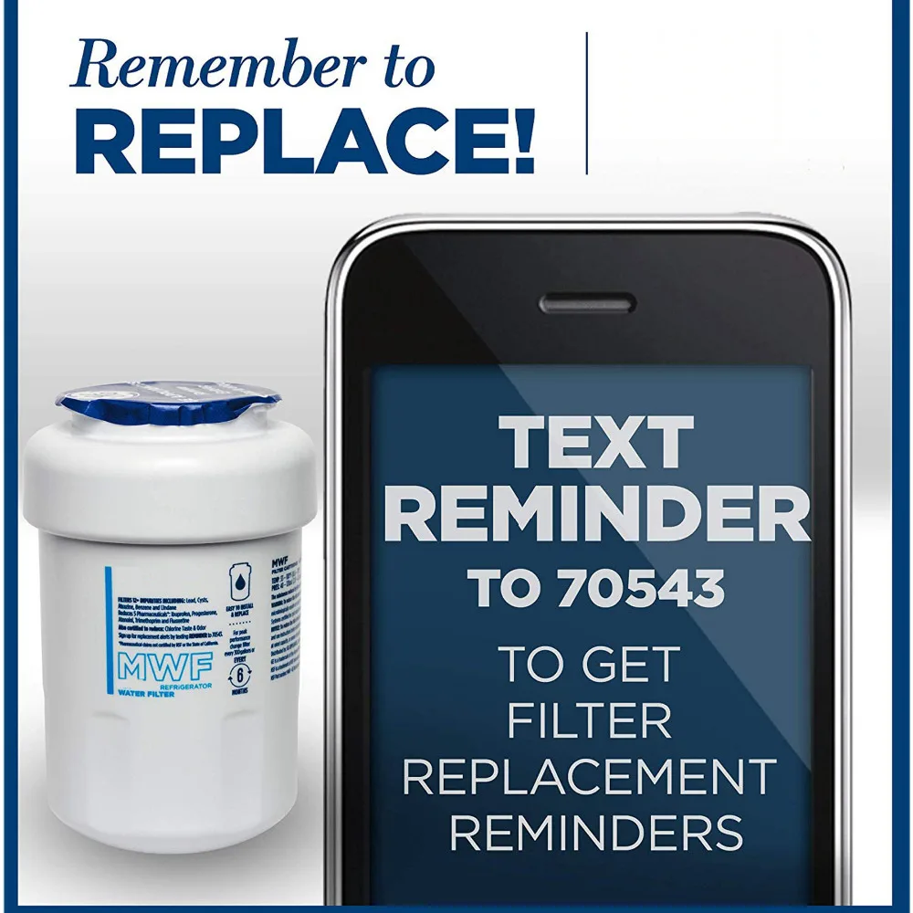 Nuovo Miglior Filtro Acqua Generale Elettrico Mwf Smartwater Frigorifero Cartuccia del Filtro Acqua di Ricambio Per Ge Mwf 3 Pz/lotto
