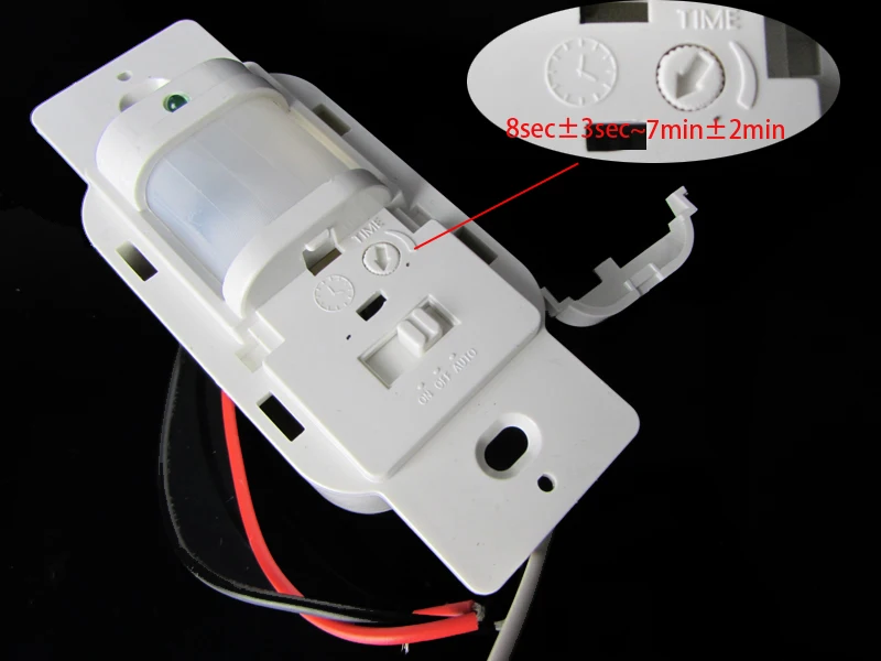 110v-130v Max 10 minutes delay Wall Mount Motion Sensor Automatic PIR Infrared Sensor Light Switch 9m Max UL Style