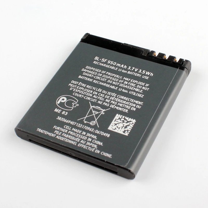 Original BL-5F phone battery for Nokia N96 N95 N98 N93i 6290 E65 6290 6210S/N 6710N N95 C5-01