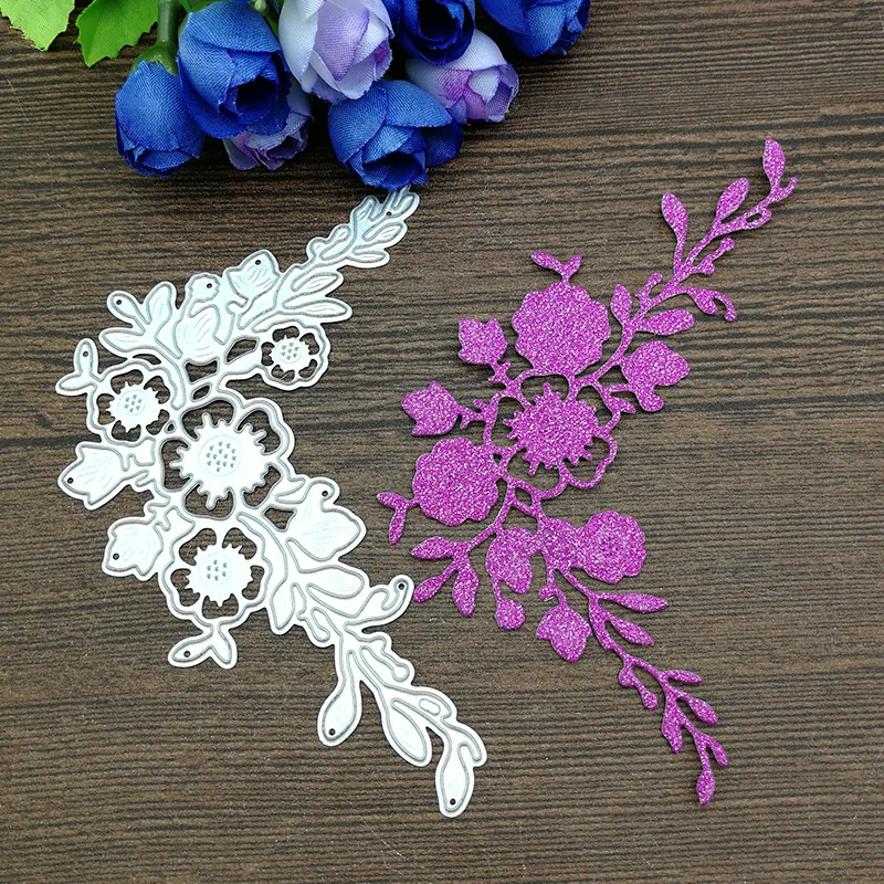 Flower Cutting Dies Carbon Steel Embossing Stencils Scrapbooking Photo Album DIY Decorative Craft Die Cutting