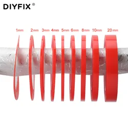 DIYFIX 1 Roll 25M Adhesive Tape Heat Resistant Double-sided Transparent Clear Sticker for Phone LCD Repair Tool 1mm 2mm 3mm 4mm