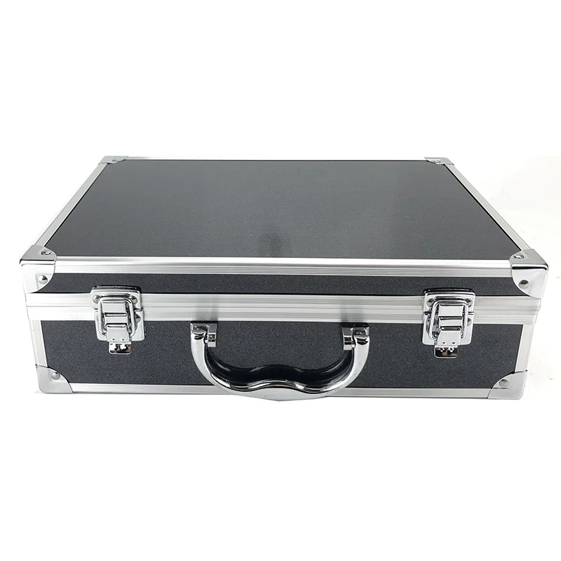 New Toolbox Portable Aluminum Tool Box Instrument Storage Case Handheld Impact Resistant Profile Toolbox With Lining Sponge