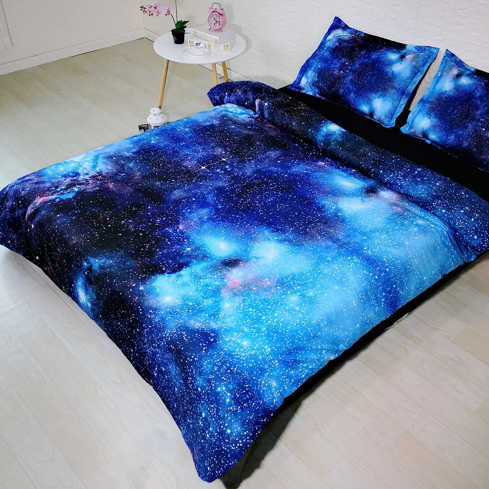 Royal Linen Source Brand Popular Galaxy Theme New 3d HD digital print Bedding Set