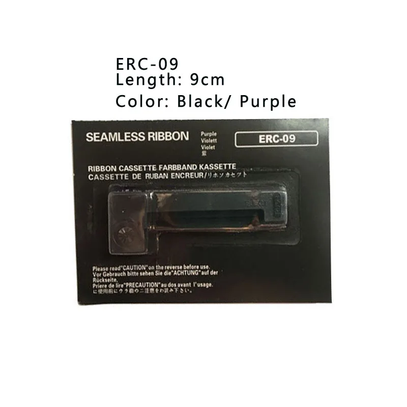 New Printer Ribbons For EP ERC-09 ERC09 erc09 erc-09 Black / Purple,Free Shipping