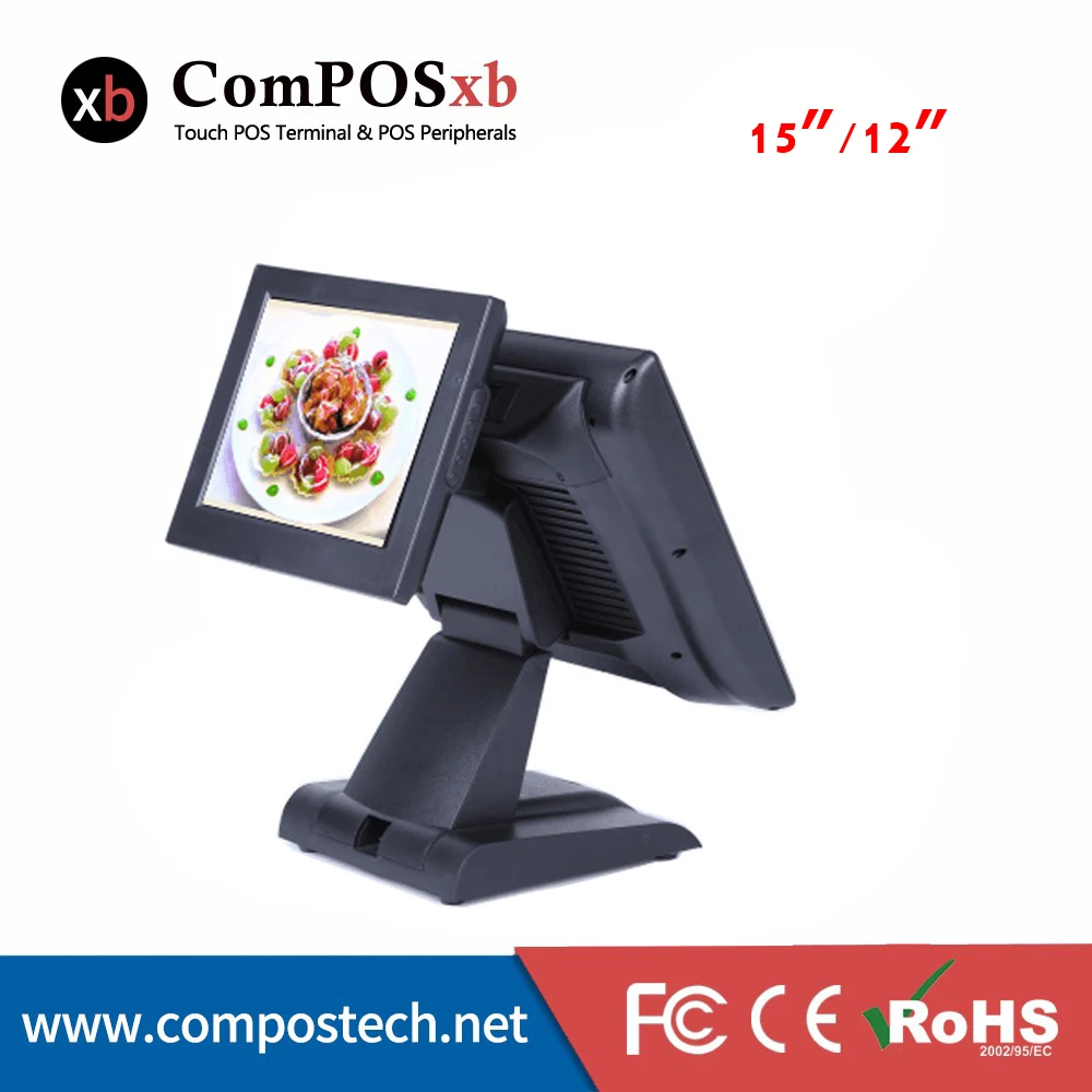 Windows  pos systems Resistive Touch Screen 15 Inch  POS All In One PC cash register