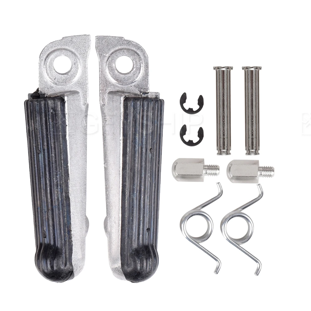 Motorcycle Front Foot Pegs Moto Footrests Peg Accessories for Honda CBR250 MC19 MC22 CBR400 NC23 NC29 CBR929 CBR954 CB50R NSF100