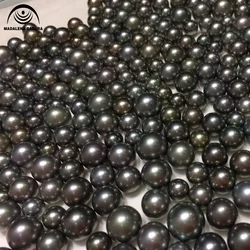 MADALENA SARARA AAA Seawater Pearl Natural Black Pearl Exquisite Glossy Loose Pearl