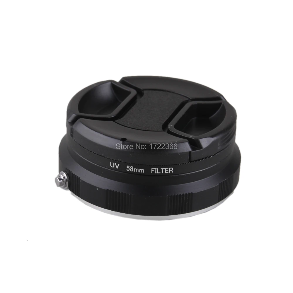 3  in 1 macro lens reverse adapter to 58mm UV filter for Canon EOS