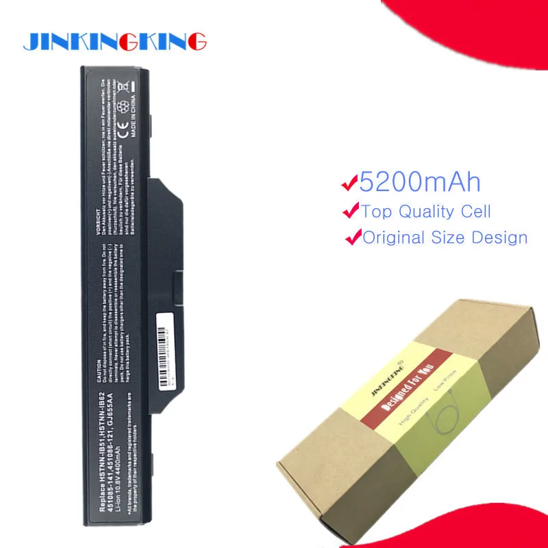 

Laptop Battery For HP HSTNN-IB62 451085-141 451086-121 451086-161 451568-001 GJ655AA HSTNN-IB51 HSTNN-IB52