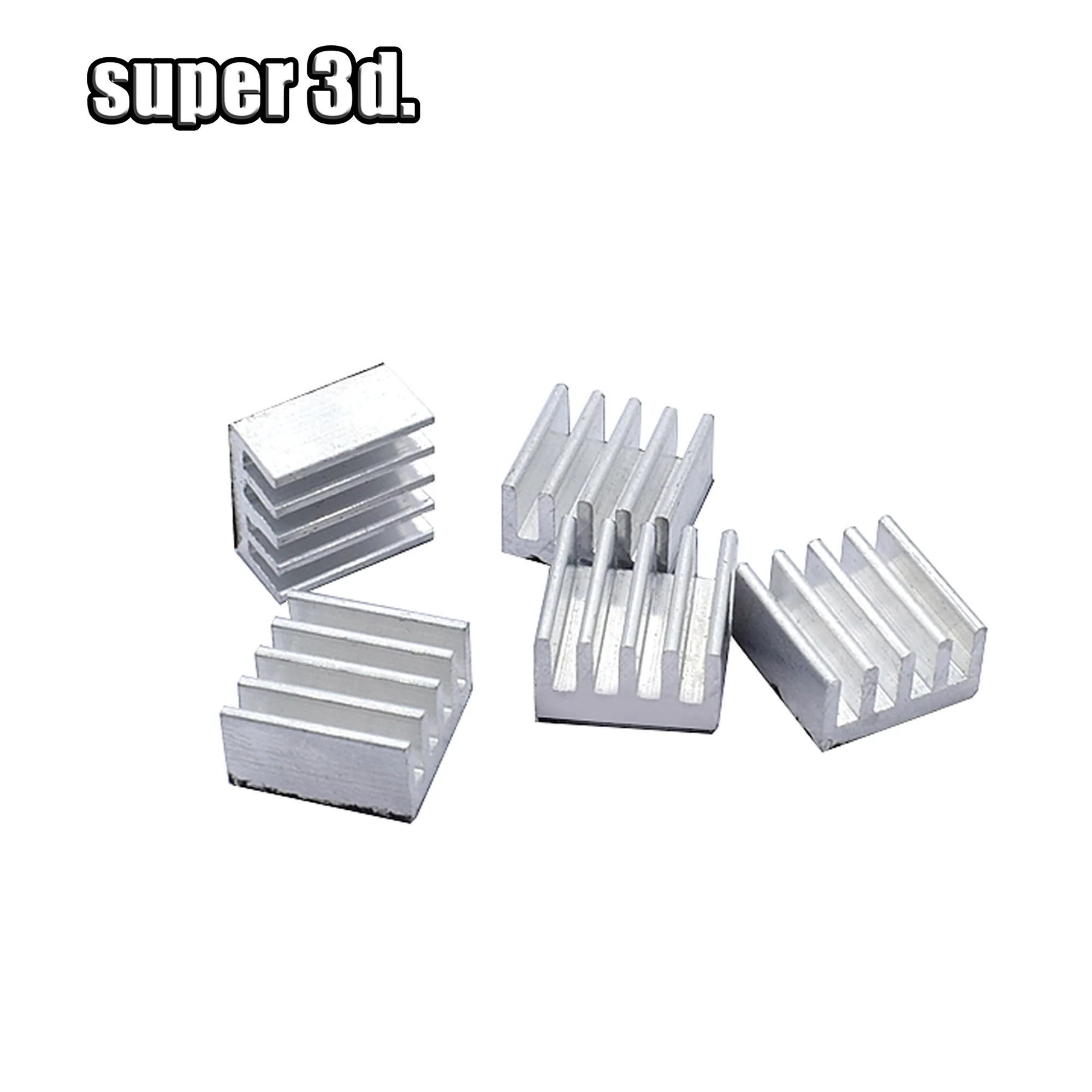 5/10pcs Stepper Driver A4988 Heatsink Aluminum Silver Heat Sink For 3D Printer Multiple options