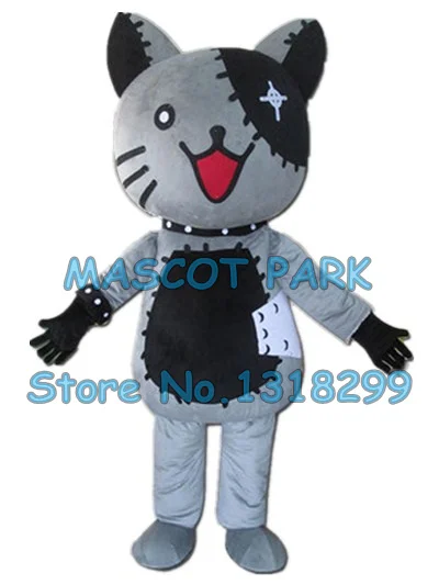 

grey cat mascot costume custom adult size cartoon character cosply carnival costume 3273