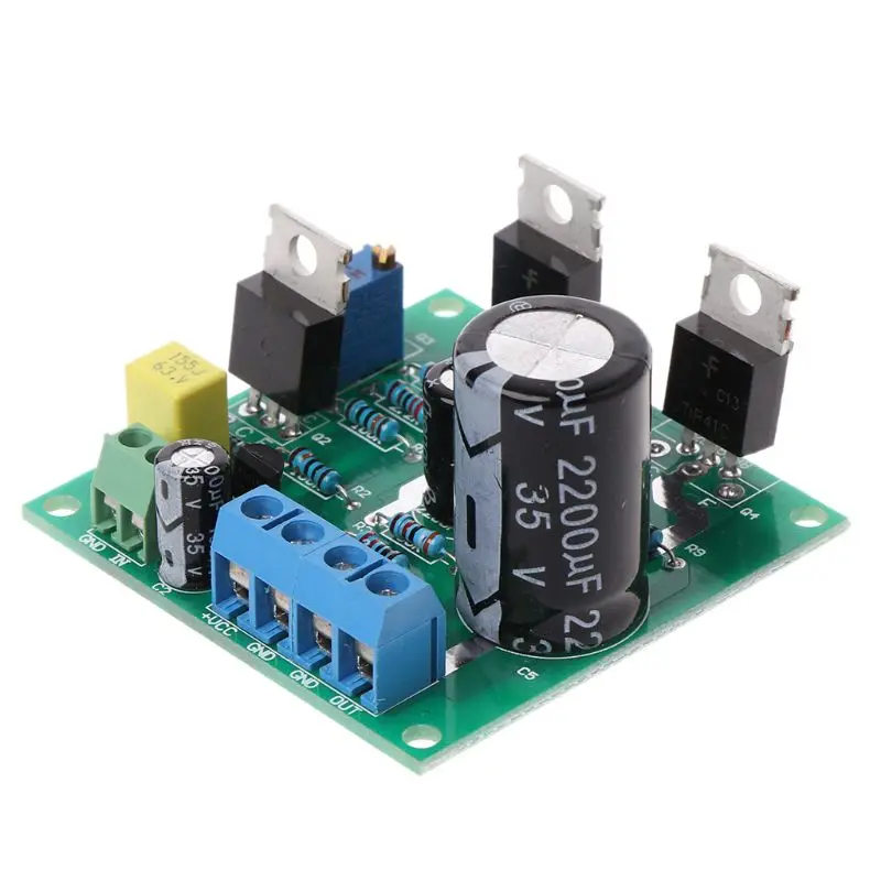 Mini 1969 TIP41C Mono Channel DC 12V High Power Digital Audio Amplifier Assemble Board-#