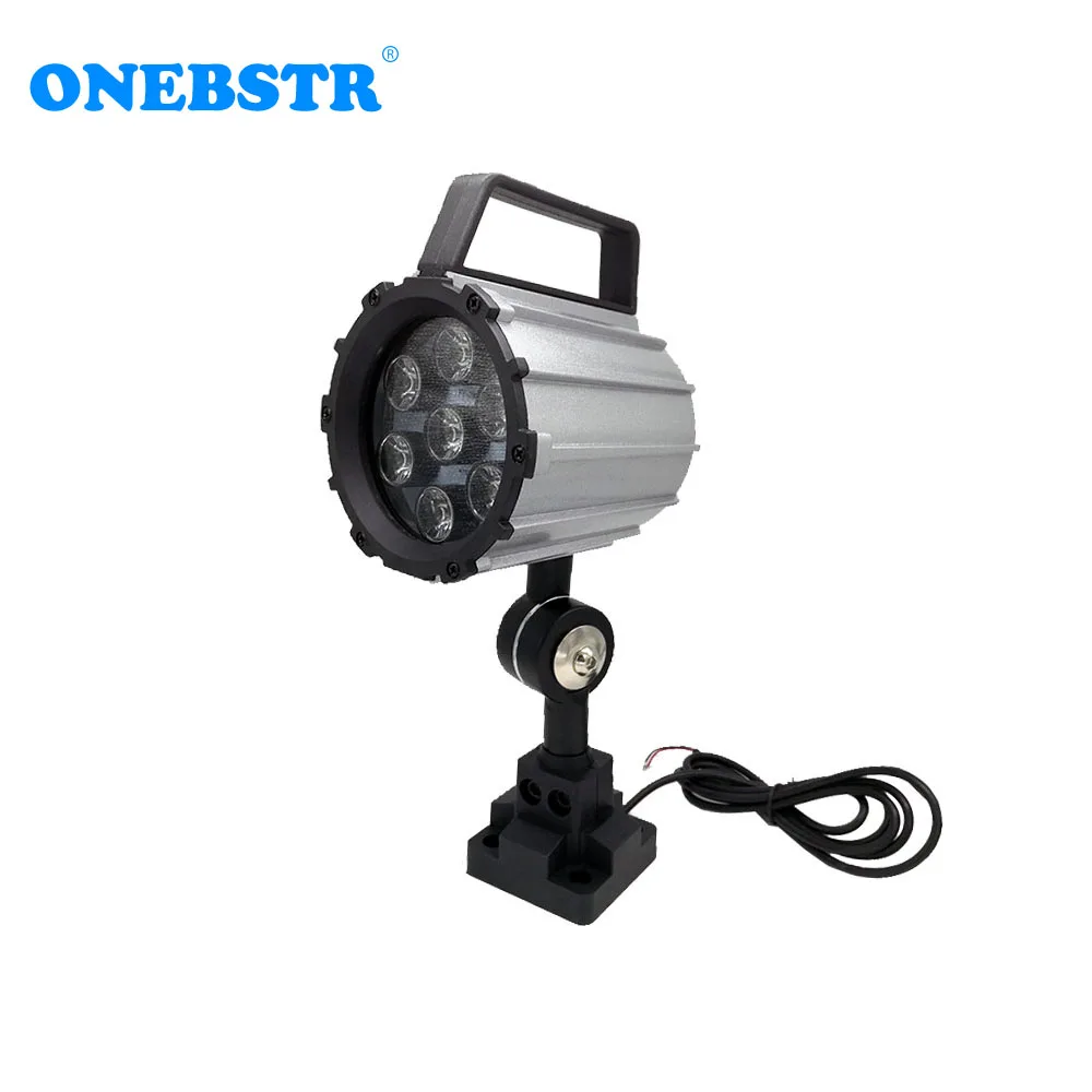 JIUJIA 12W  LED Spot light DC 24V AC 220V Anti-oil Strahler Lighting CNC Machine Tools Working Light WaterProof IP67