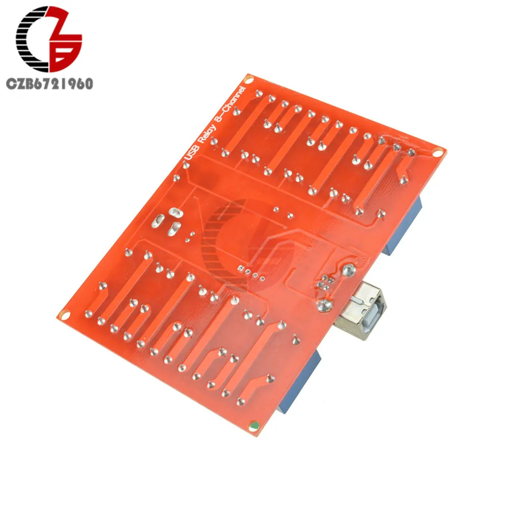 12V 8 Channel Programmable Relay Module USB Computer Control For Smart Home S