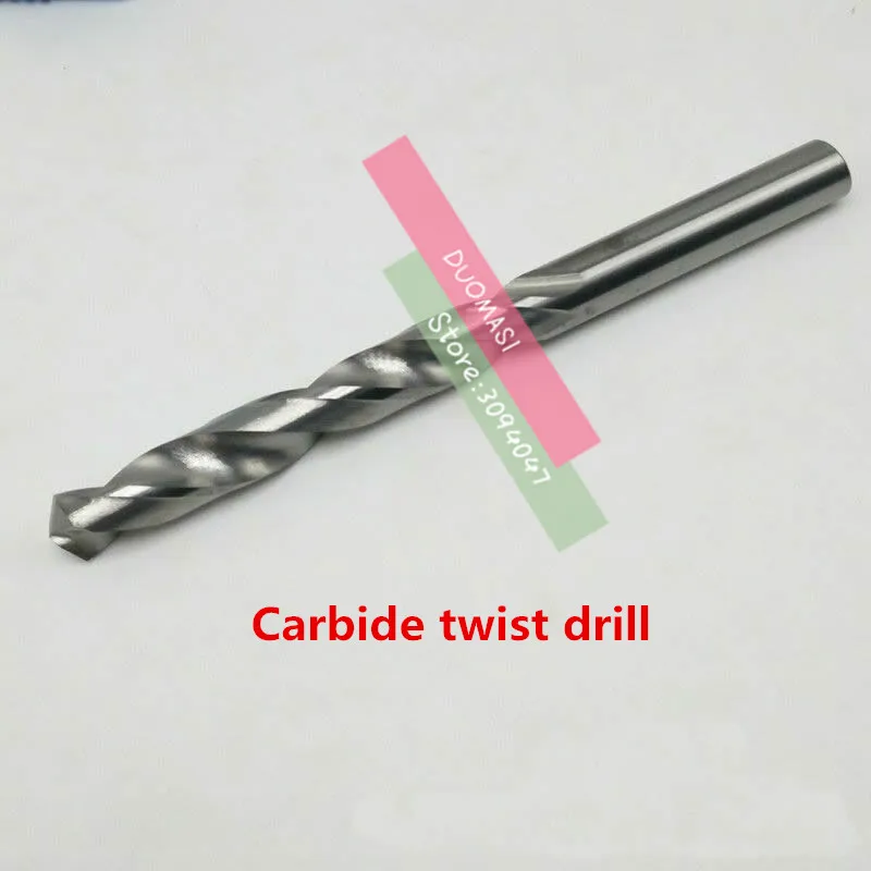 1PCS 6.0mm-10mm Solid Carbide twist drill bits, Alloy straight shank drill Hemp flowers, carbide drill for metal (6/7/8/9/10mm)