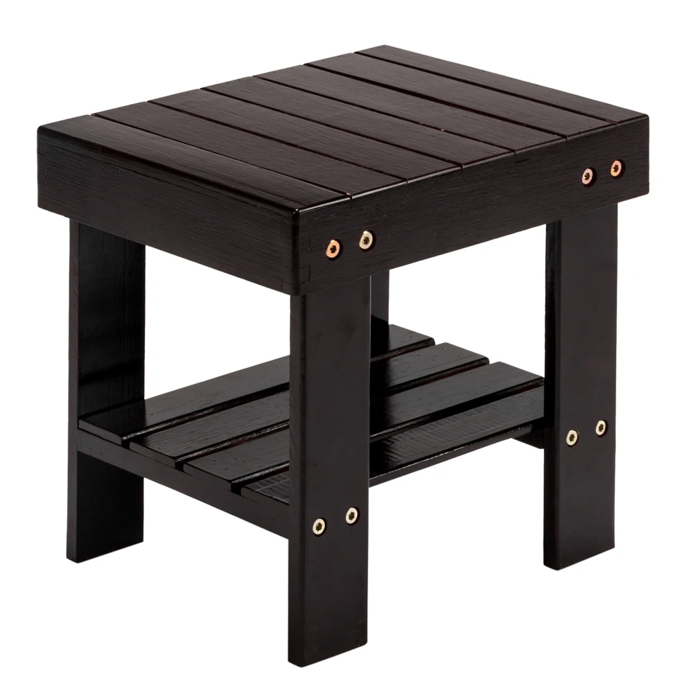 Children Bench Stool Bamboo Coffee