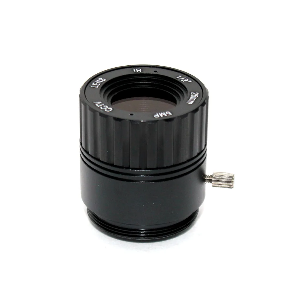 3MP 5MP 25mm CS lens Manual F1.2 1/2 Iris CS Mount CCTV Camera Lens for HD Camera ip Camera