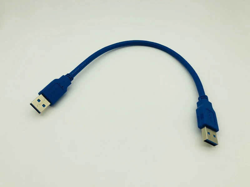 5pcs USB 3.0 30cm Cable Male To Male USB Extension Cable Super Speed USB 3.0 Extender Data Cabo Cord For HDD PC Computer Mining