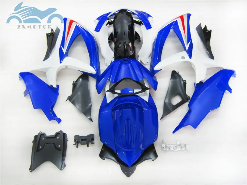 Upgrade Injection mould fairings kit for SUZUKI GSX R600 750 2008-2010 K8 GSXR750 R600 08 09 10 motorcycle fairing blue white