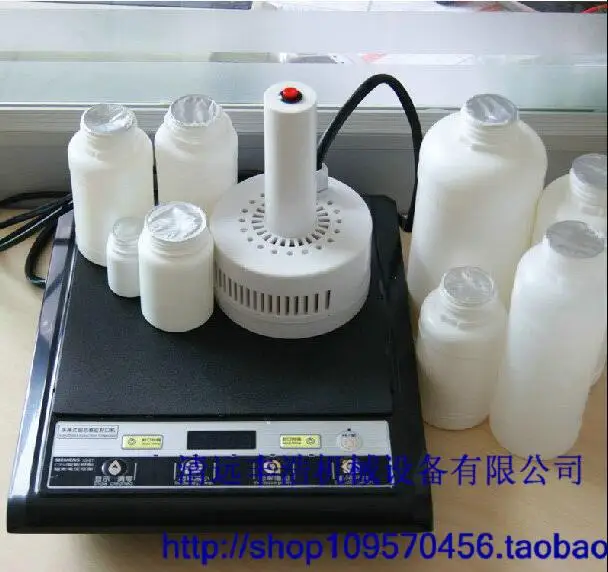 Plastic jar glass bottle sealing machine with electromagnetic induction aluminum sealing