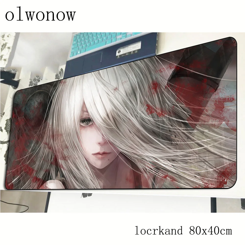 nier automata mouse pad 80x40cm New arrival mousepads best gaming mousepad gamer thick personalized mouse pads keyboard pc pad