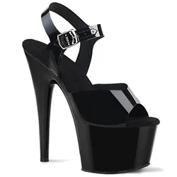 Classic high-heeled sexy dancing shoes, 15 cm paint nightclub women pole dance performance stage catwalk sandals