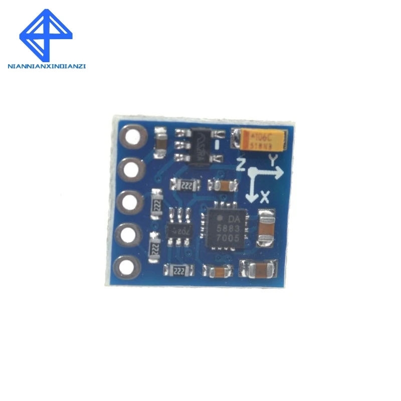 GY-271 HMC5883L 3V-5V Three 3 Triple Axis Magnetic Field Compass Magnetometer Sensor Module For Arduino IIC Board