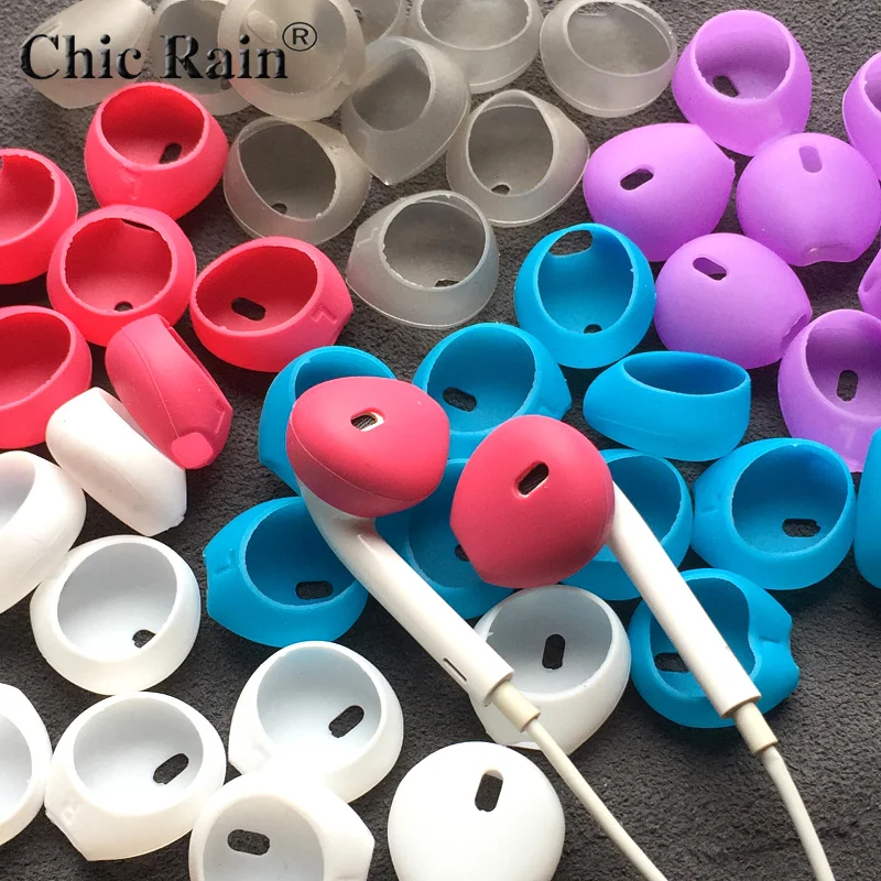 Silicone Earphone Case Earpads For Iphone5 5s 6 6plus 6s 6splus 7 In-Ear Airpod Earbuds Tips Eartips Earplugs Earpods