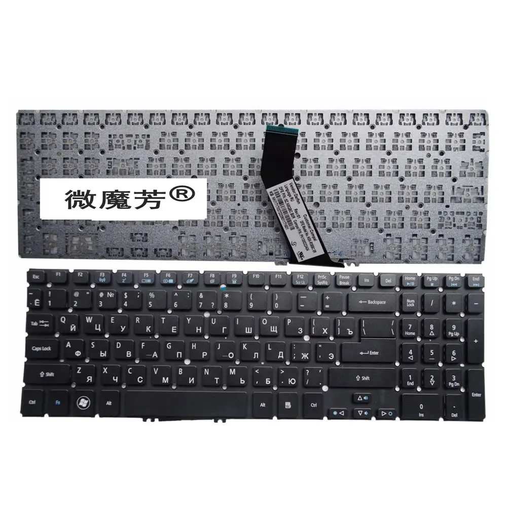 

Russian Keyboard FOR ACER Aspire V5 V5-531 V5-531G V5-551 V5-551G V5-571 V5-571G V5-571P V5-531P M5-581 RU