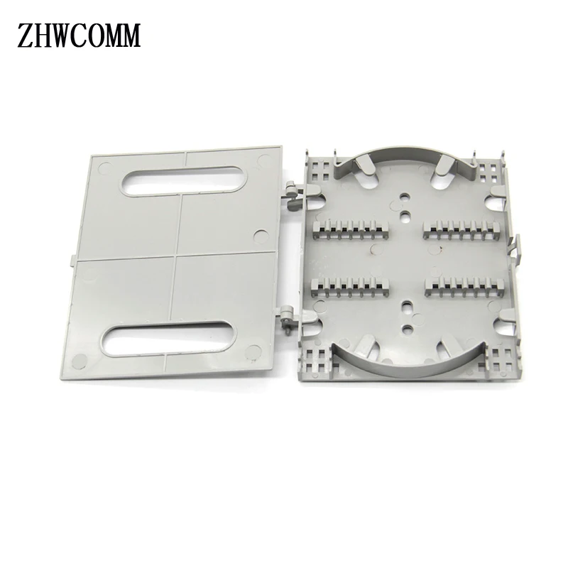 ZHWCOMM 10pcs 12 cores fiber optic splice tray FTTH Optical fiber Protection box/Fiber optics Cassette Splice tray