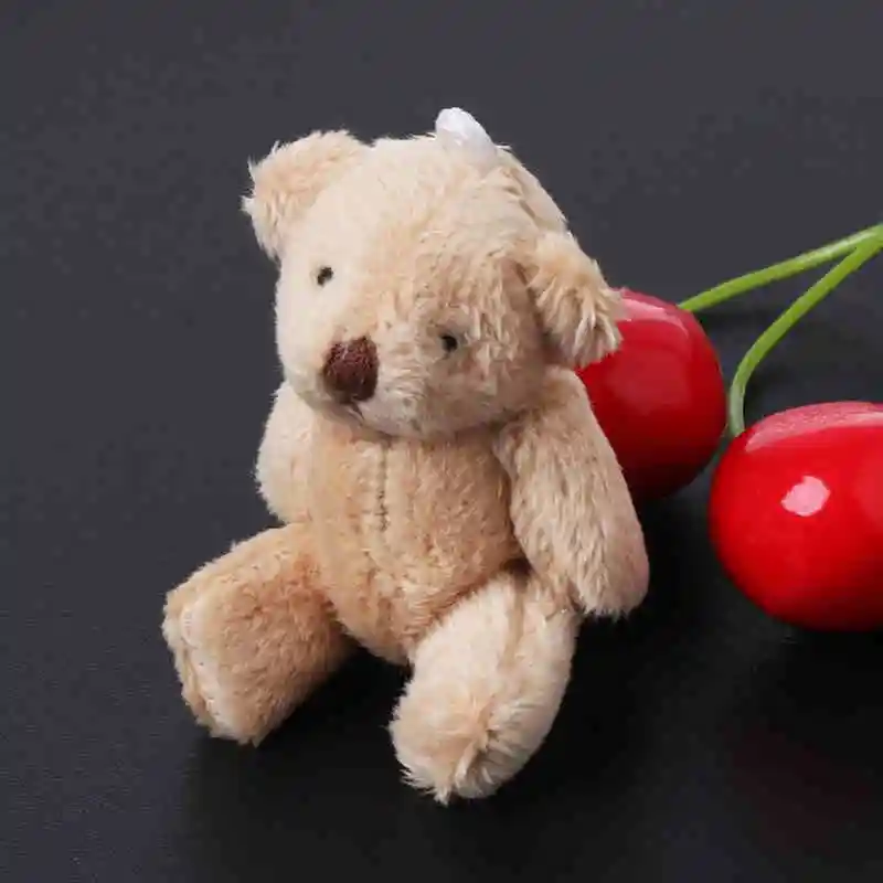 

5PCS Kawaii Small Bears Plush Soft Toys Pearl Velvet Dolls Gifts Mini Teddy Bear