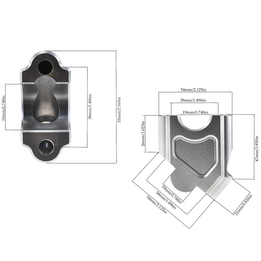 Motorcycle Accessories for BMW F700GS 2013-2017 F650GS 2008-2017 Motorcycle Handlebar Heightening Code Silver