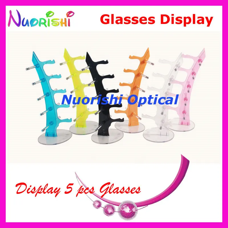 6 Colors Sails Design Eyeglass Sunglass Eyewear Glasses Store Display Stands Props Shelf Show 5pcs Glasses CK301-5 Free Shipping