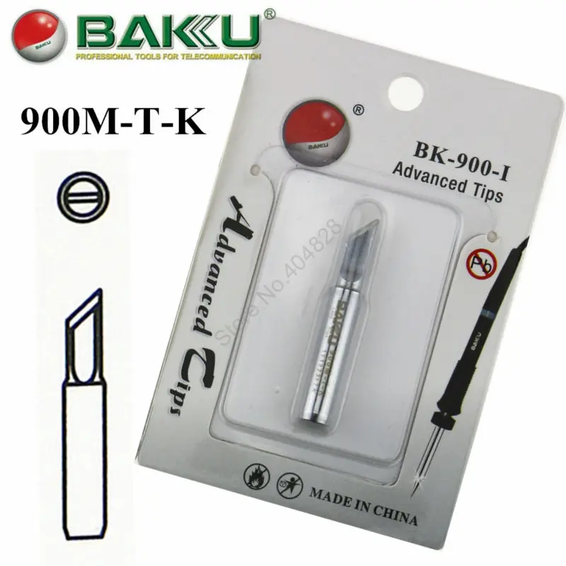 900M-T-B 900M-T-I 900M-T-D Original BAKU Soldering Station Tips. All Silver Color