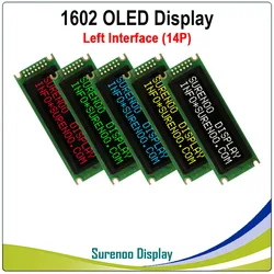 Group écran OLED, stocke l'interface parallèle, compatible avec 1602, 162, 16x2, écran Rick LCD Tech, écran LCM intégré, WS0010