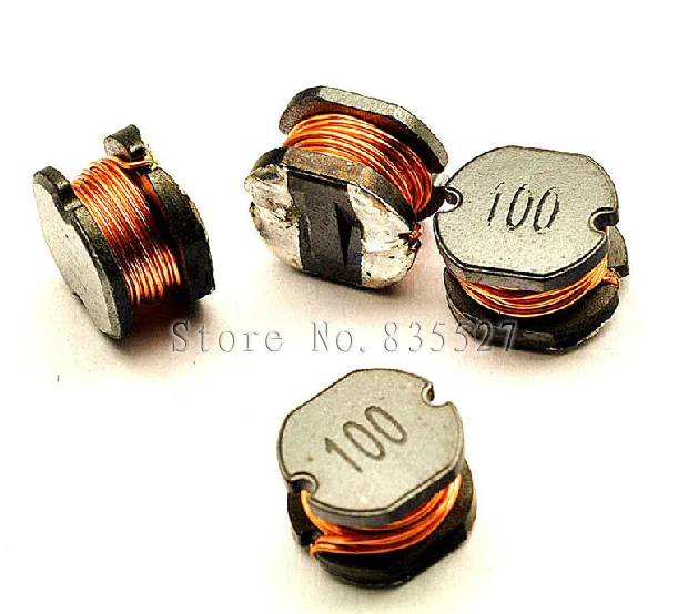 

200PCS/LOT SMD power inductors CD75 10UH printing 100